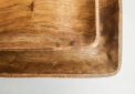 блюдо деревянное квадратное