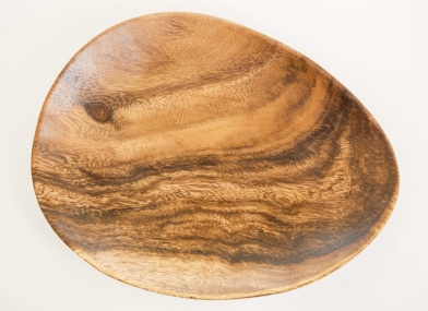 деревянное блюдо овальное