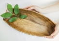 Блюдо деревянное из акации